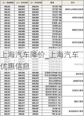 上海汽车降价最新行情,时代旋律与市场的变迁同步进行